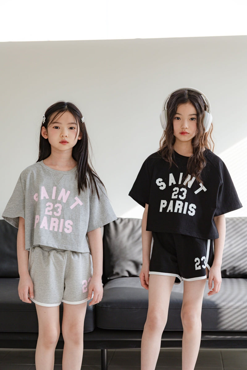 Sm2 - Korean Children Fashion - #discoveringself - Saint Top Bottom Set - 6