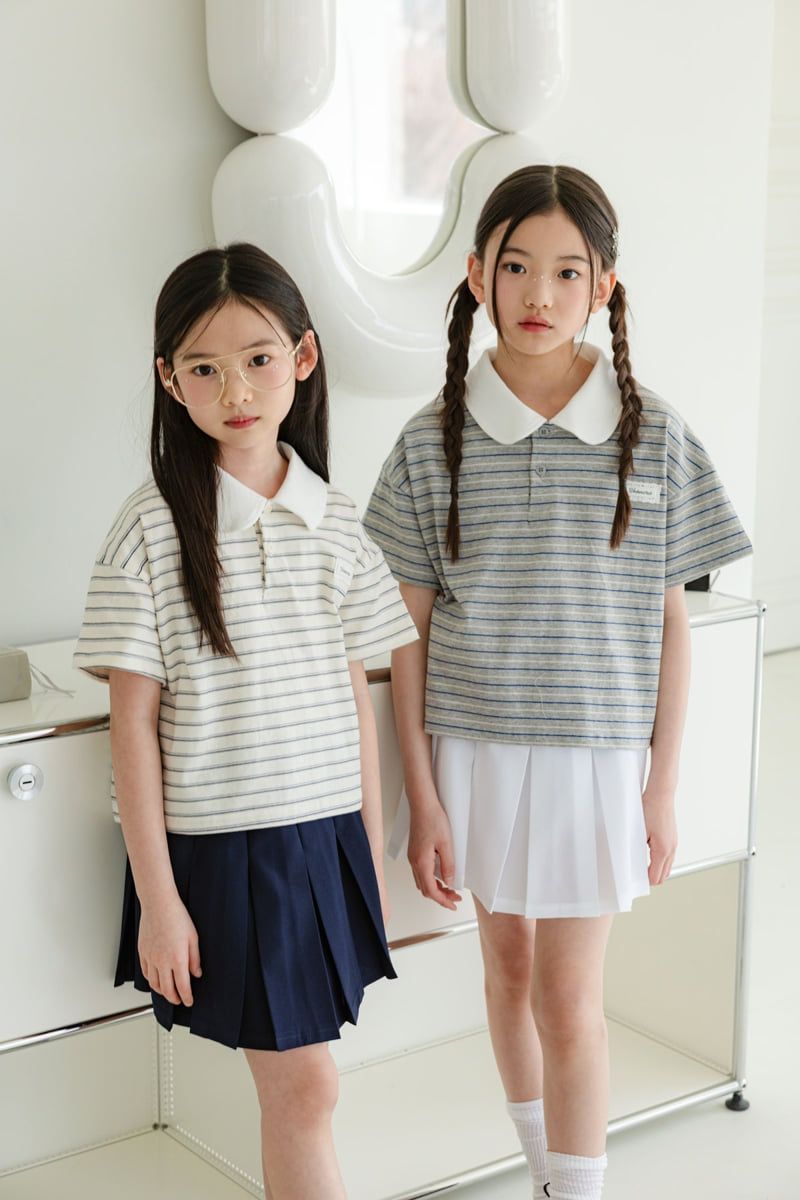 Sm2 - Korean Children Fashion - #designkidswear - Stripe Carat Tee - 4
