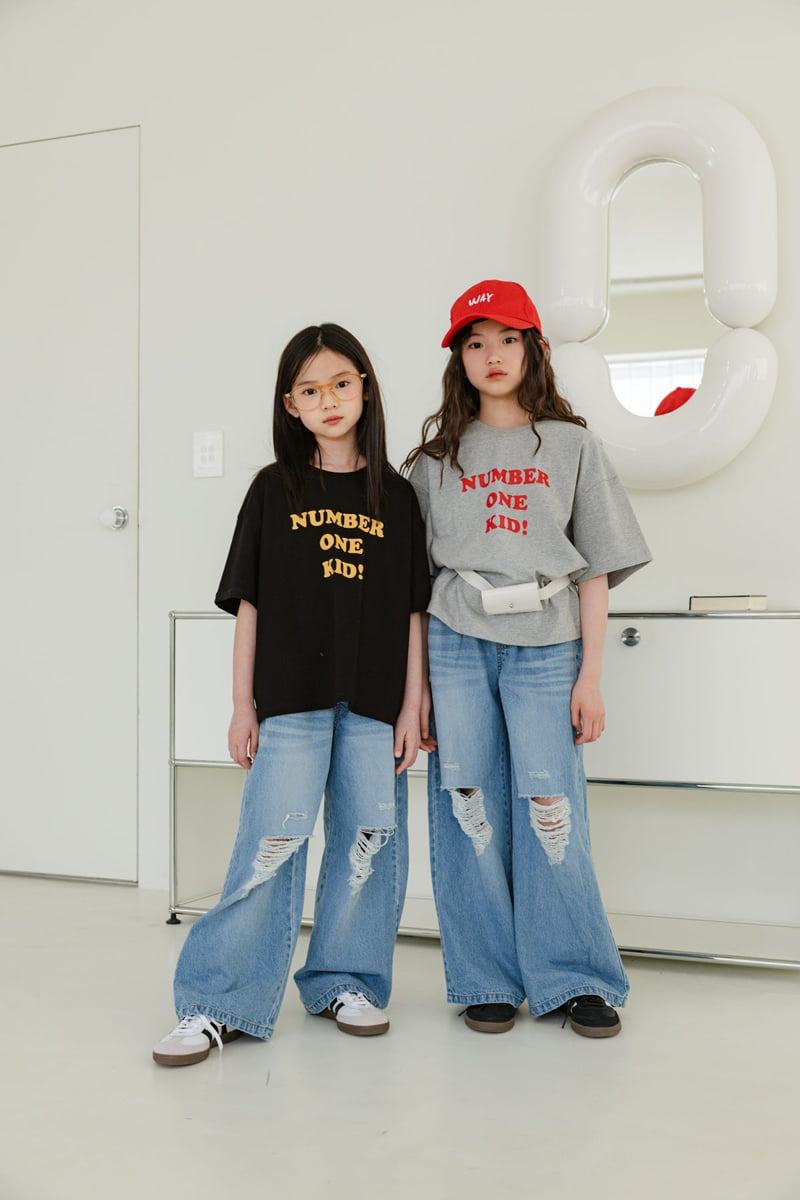 Sm2 - Korean Children Fashion - #discoveringself - Number One Tee - 10