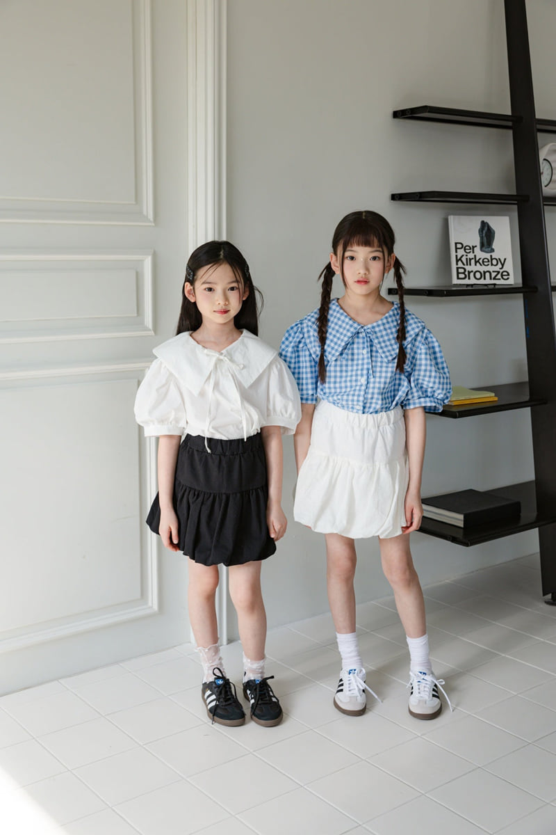 Sm2 - Korean Children Fashion - #fashionkids - Big Collar Blouse - 3