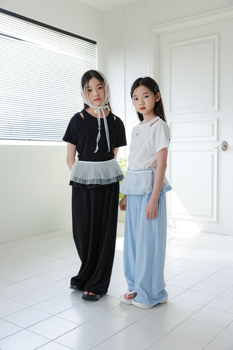 Sm2 - Korean Children Fashion - #fashionkids - Frill Wide Pants - 10