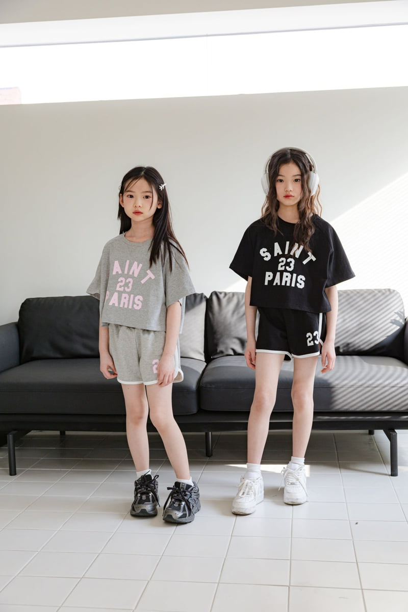 Sm2 - Korean Children Fashion - #fashionkids - Saint Top Bottom Set - 7