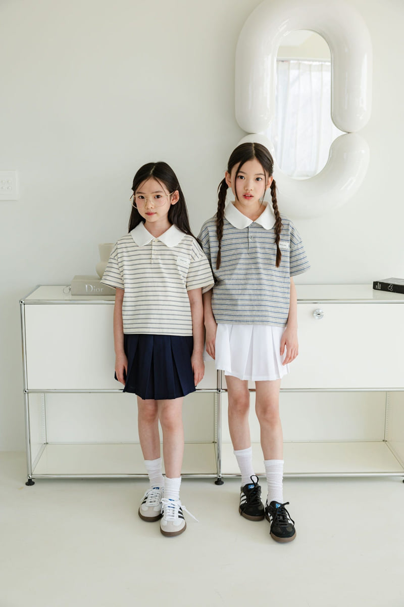 Sm2 - Korean Children Fashion - #fashionkids - Stripe Carat Tee - 5