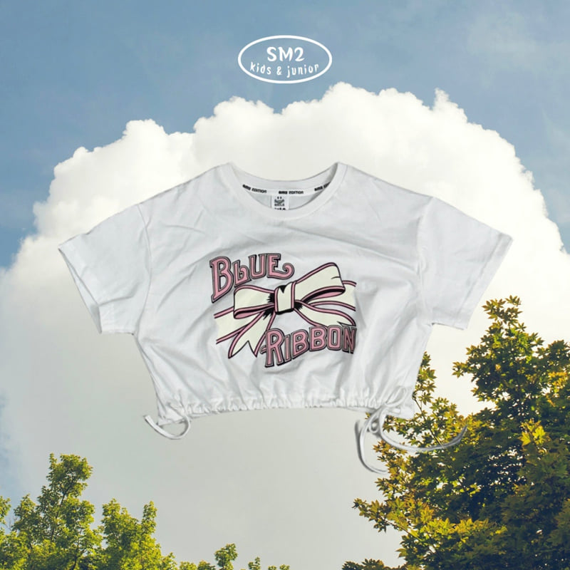 Sm2 - Korean Children Fashion - #fashionkids - Ribbon Crop Tee - 12