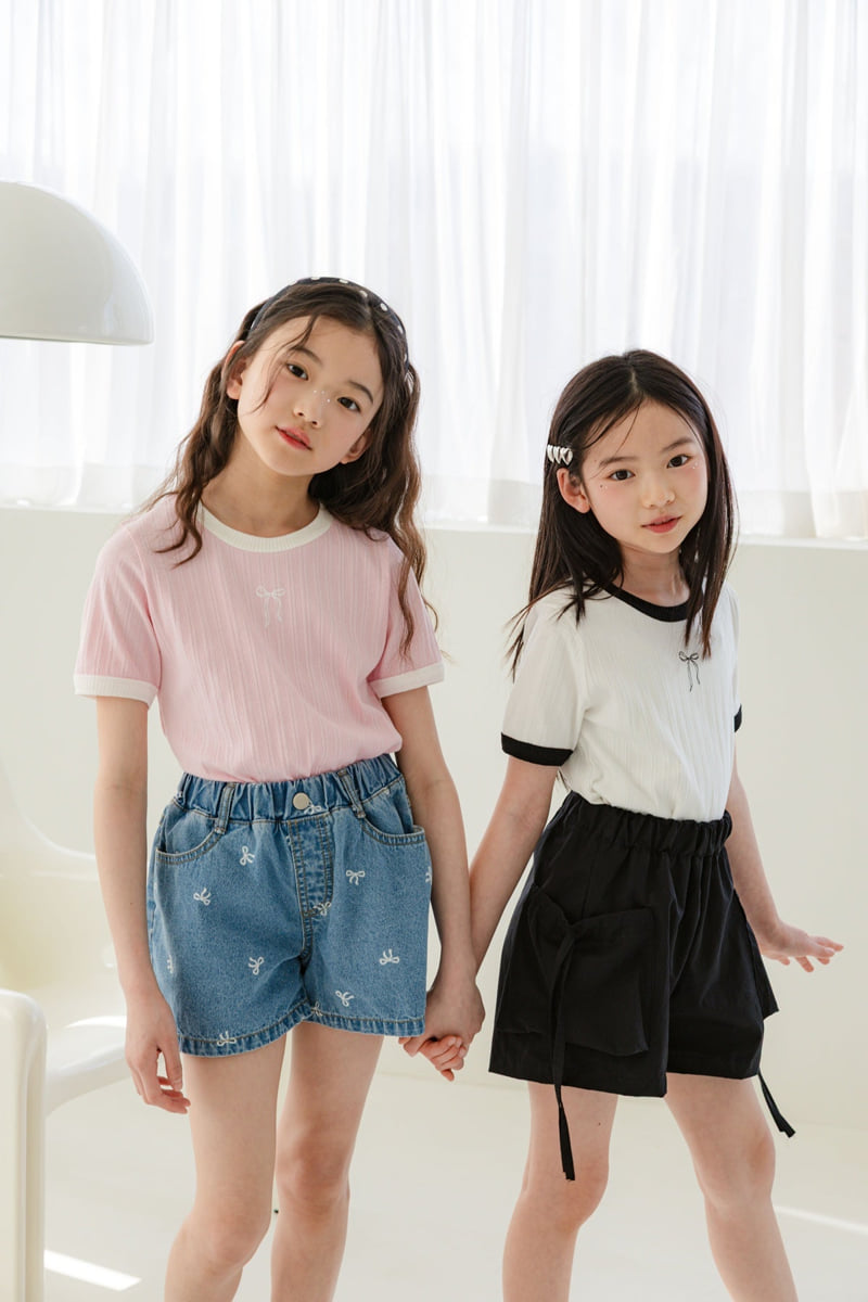 Sm2 - Korean Children Fashion - #fashionkids - Ribbon Rib Tee - 8