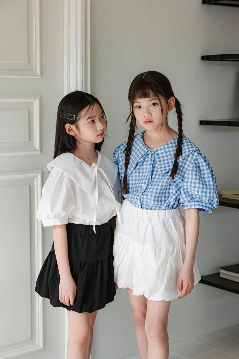 Sm2 - Korean Children Fashion - #fashionkids - Big Collar Blouse - 4