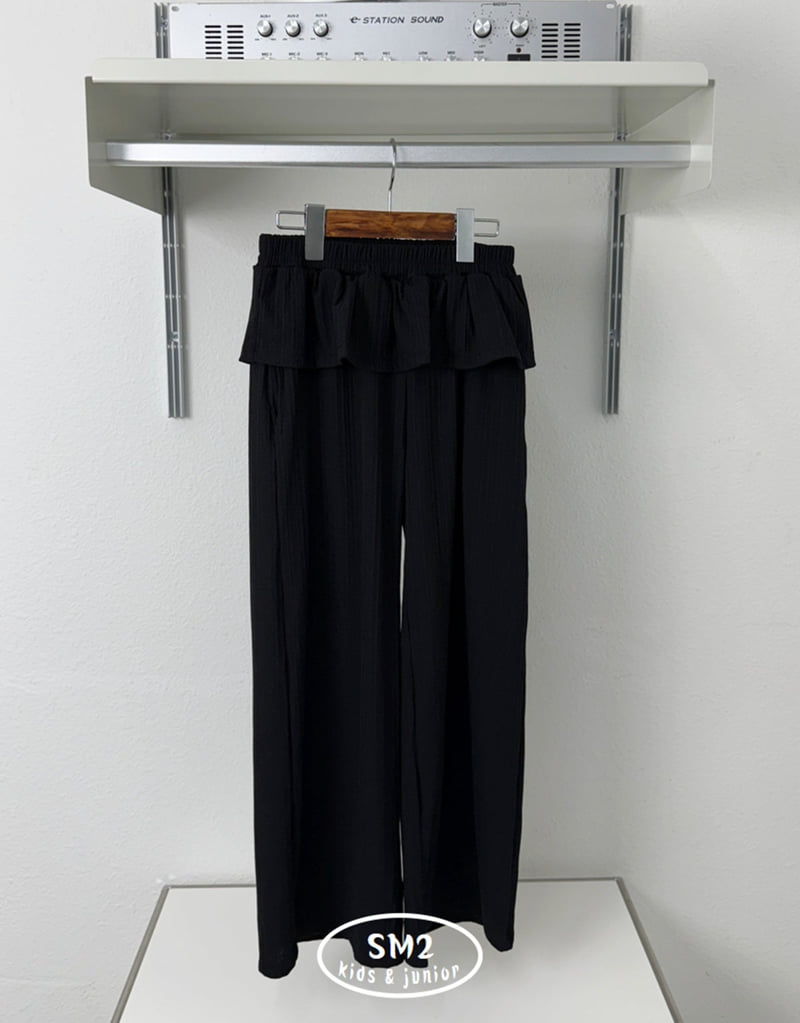 Sm2 - Korean Children Fashion - #kidsshorts - Frill Wide Pants - 11