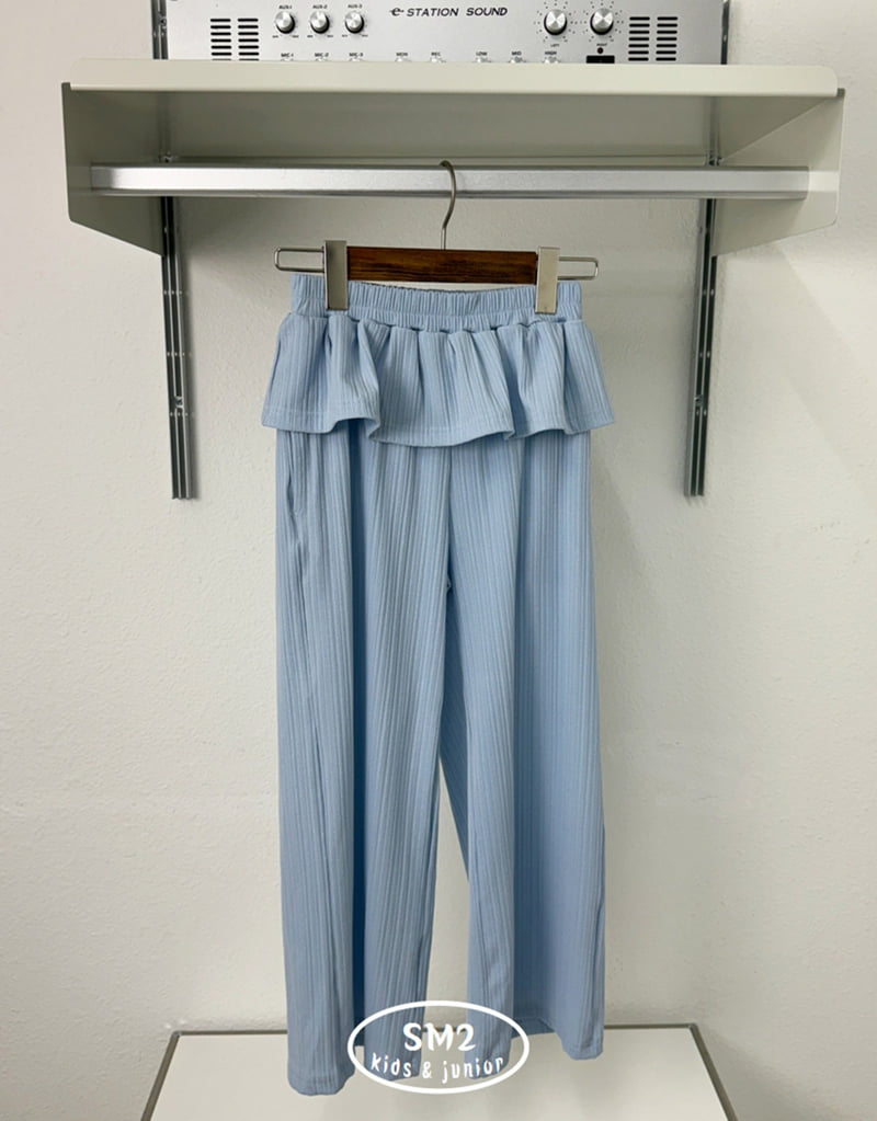 Sm2 - Korean Children Fashion - #kidsstore - Frill Wide Pants - 12