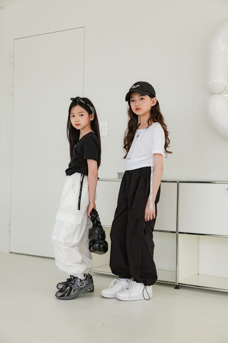 Sm2 - Korean Children Fashion - #kidsstore - String Short Sleeve Tee - 6