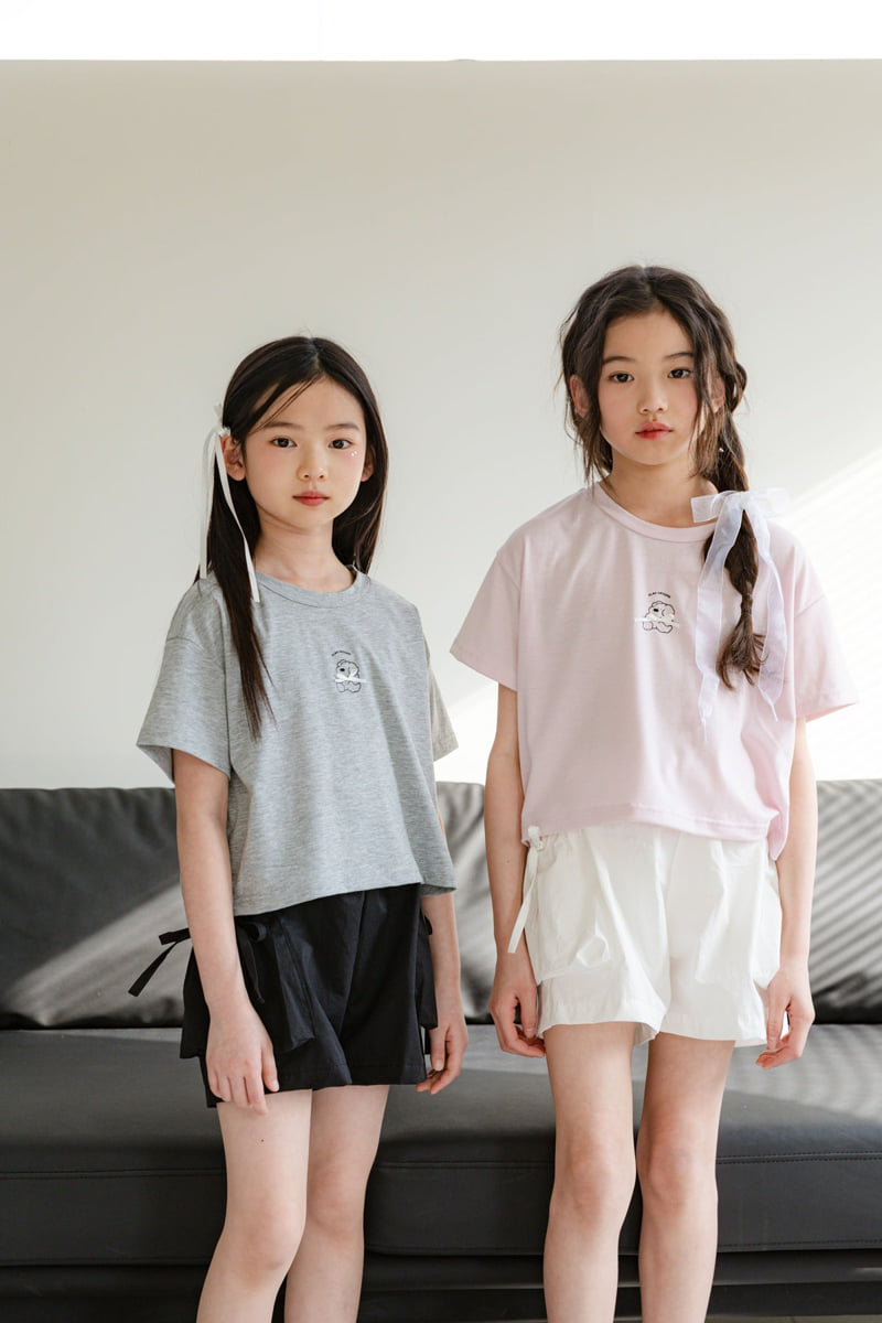 Sm2 - Korean Children Fashion - #kidsshorts - Mini Bear Tee - 4