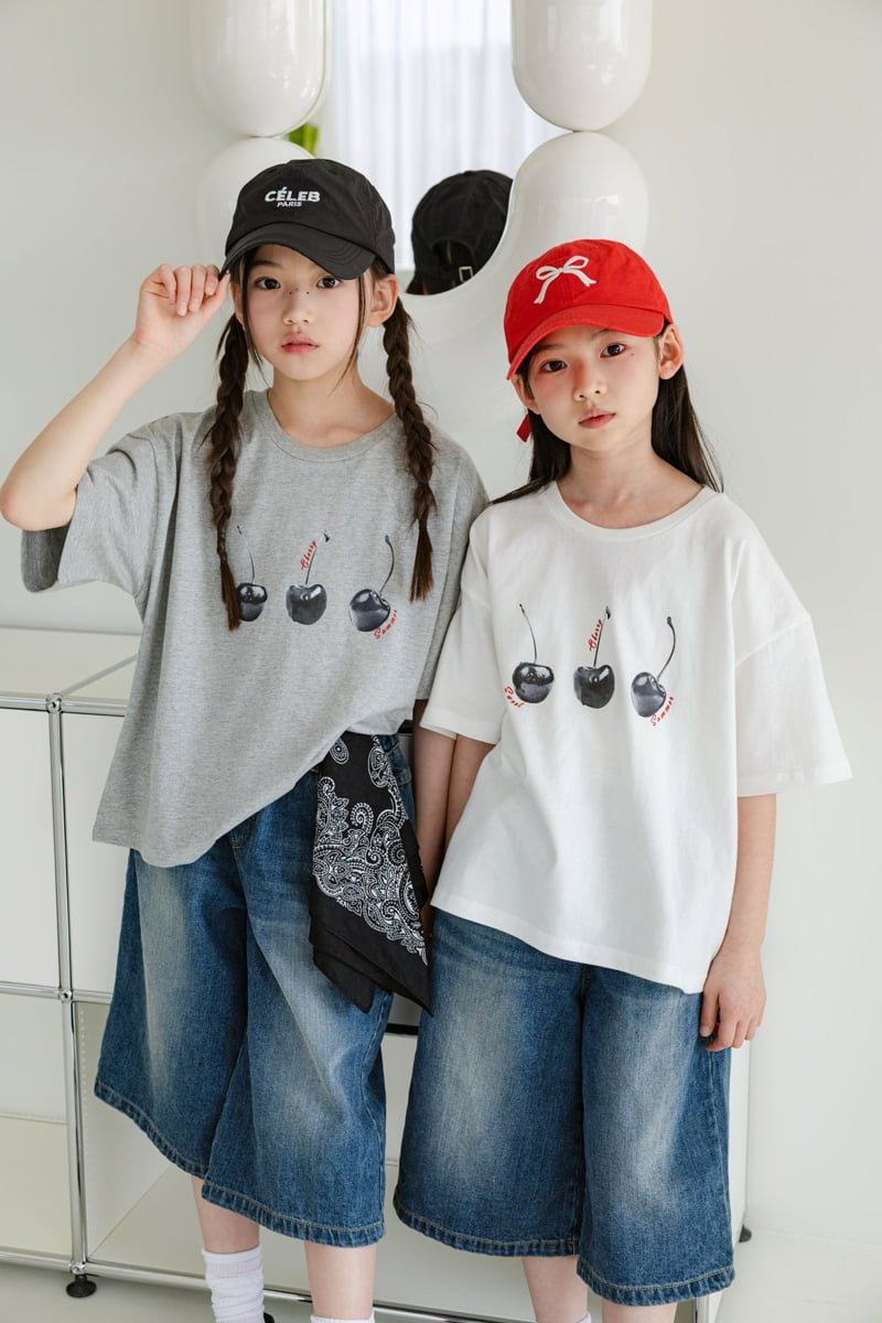 Sm2 - Korean Children Fashion - #kidsstore - Cherry Tee