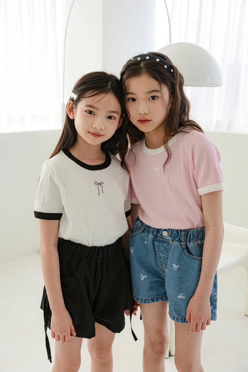 Sm2 - Korean Children Fashion - #kidsstore - Ribbon Rib Tee - 10
