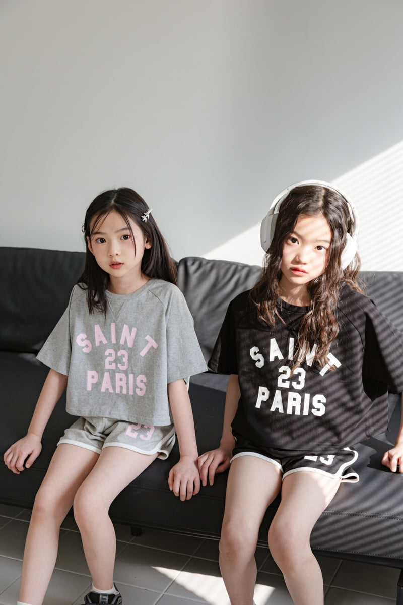 Sm2 - Korean Children Fashion - #kidzfashiontrend - Saint Top Bottom Set - 10