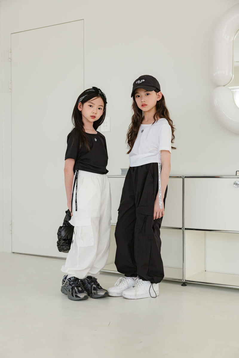 Sm2 - Korean Children Fashion - #kidzfashiontrend - String Short Sleeve Tee - 7