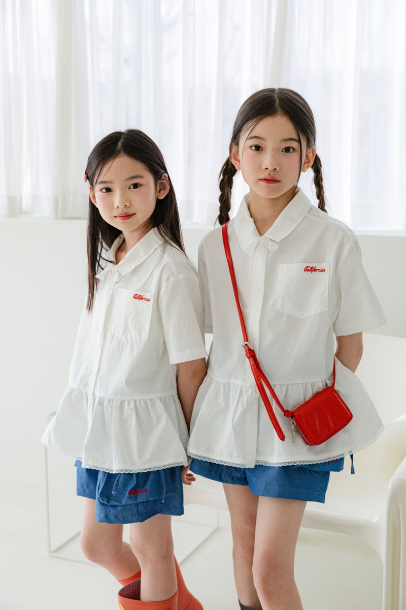 Sm2 - Korean Children Fashion - #littlefashionista - Lace Blouse - 7