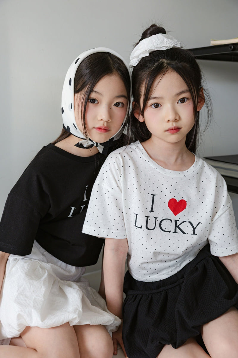 Sm2 - Korean Children Fashion - #littlefashionista - Heart Crop Tee - 6