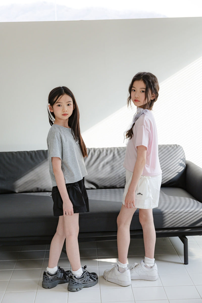 Sm2 - Korean Children Fashion - #littlefashionista - Shirring Half Pants - 4
