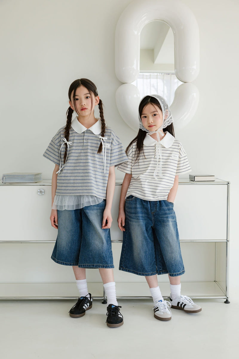 Sm2 - Korean Children Fashion - #magicofchildhood - Bermuda Denim Pants