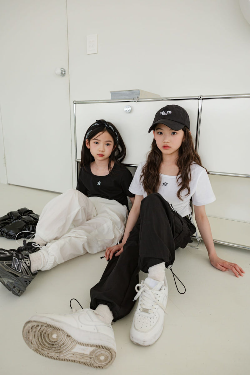 Sm2 - Korean Children Fashion - #magicofchildhood - String Short Sleeve Tee - 10