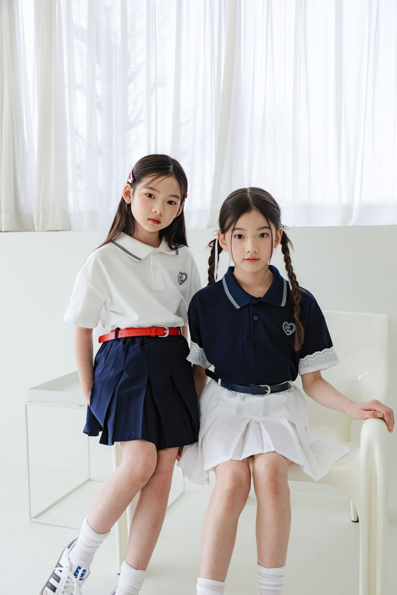 Sm2 - Korean Children Fashion - #magicofchildhood - Lace Collar Tee - 6