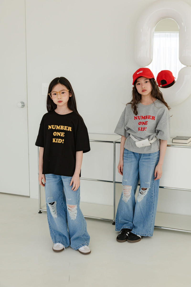 Sm2 - Korean Children Fashion - #magicofchildhood - Number One Tee - 3