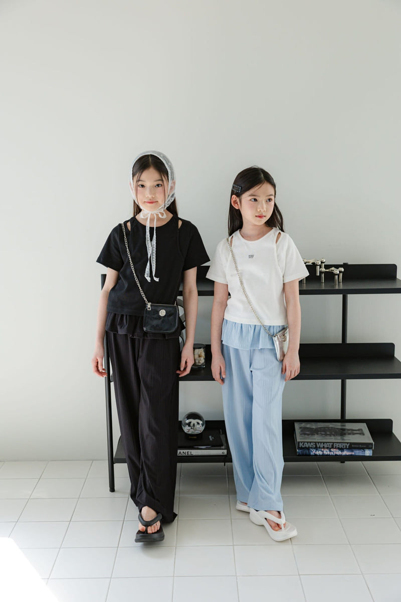 Sm2 - Korean Children Fashion - #minifashionista - Frill Wide Pants