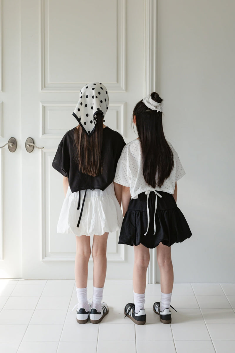 Sm2 - Korean Children Fashion - #minifashionista - Heart Crop Tee - 8