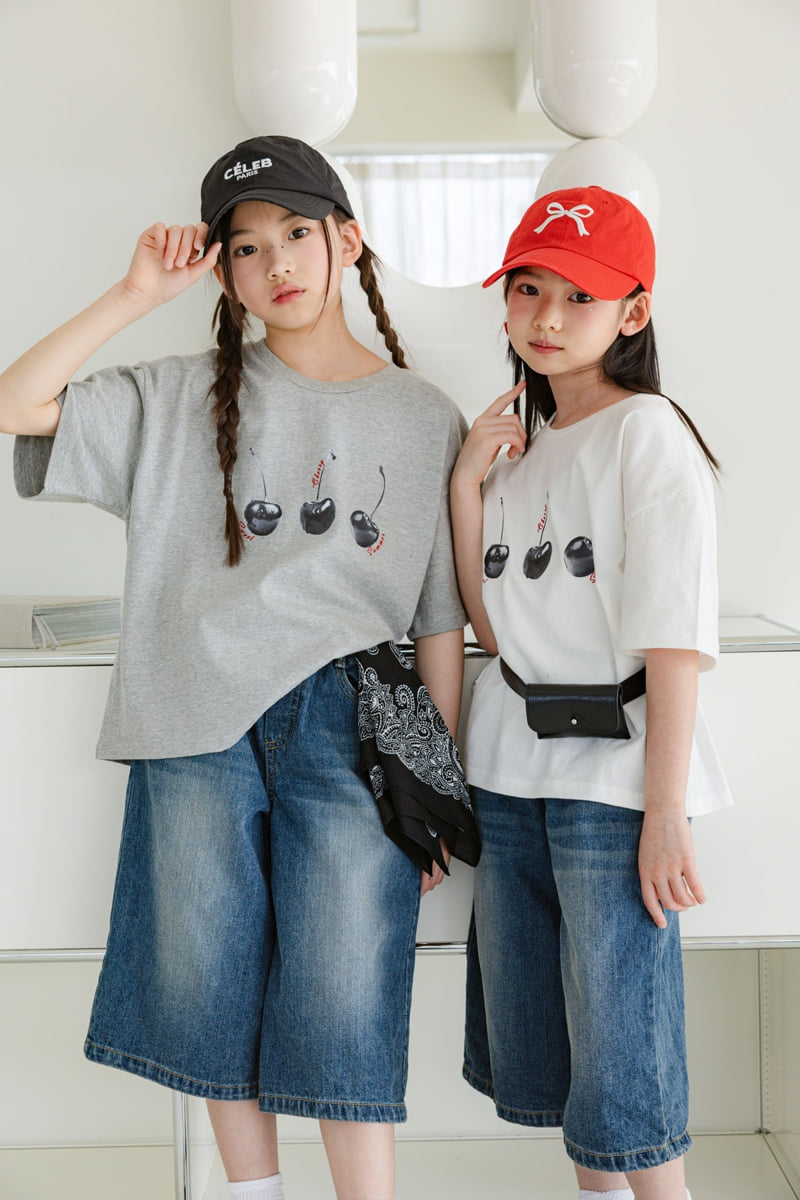 Sm2 - Korean Children Fashion - #minifashionista - Cherry Tee - 6