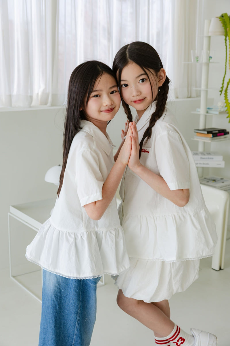 Sm2 - Korean Children Fashion - #prettylittlegirls - Lace Blouse - 10