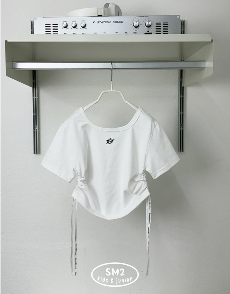 Sm2 - Korean Children Fashion - #prettylittlegirls - String Short Sleeve Tee - 12