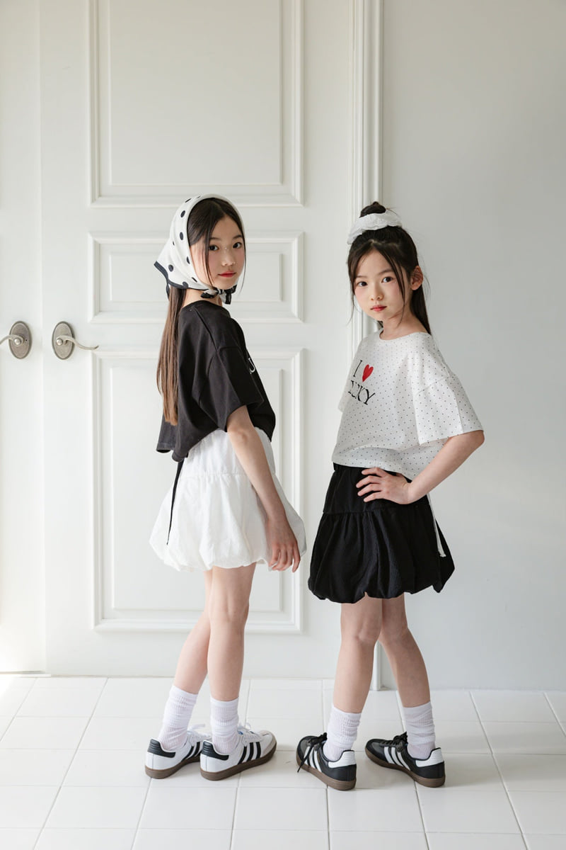Sm2 - Korean Children Fashion - #prettylittlegirls - Heart Crop Tee - 9