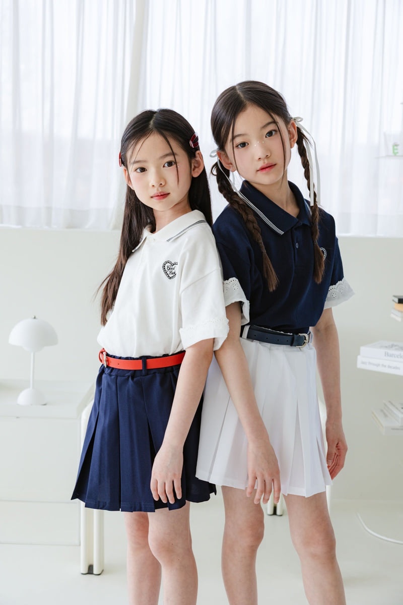 Sm2 - Korean Children Fashion - #prettylittlegirls - Lace Collar Tee - 8