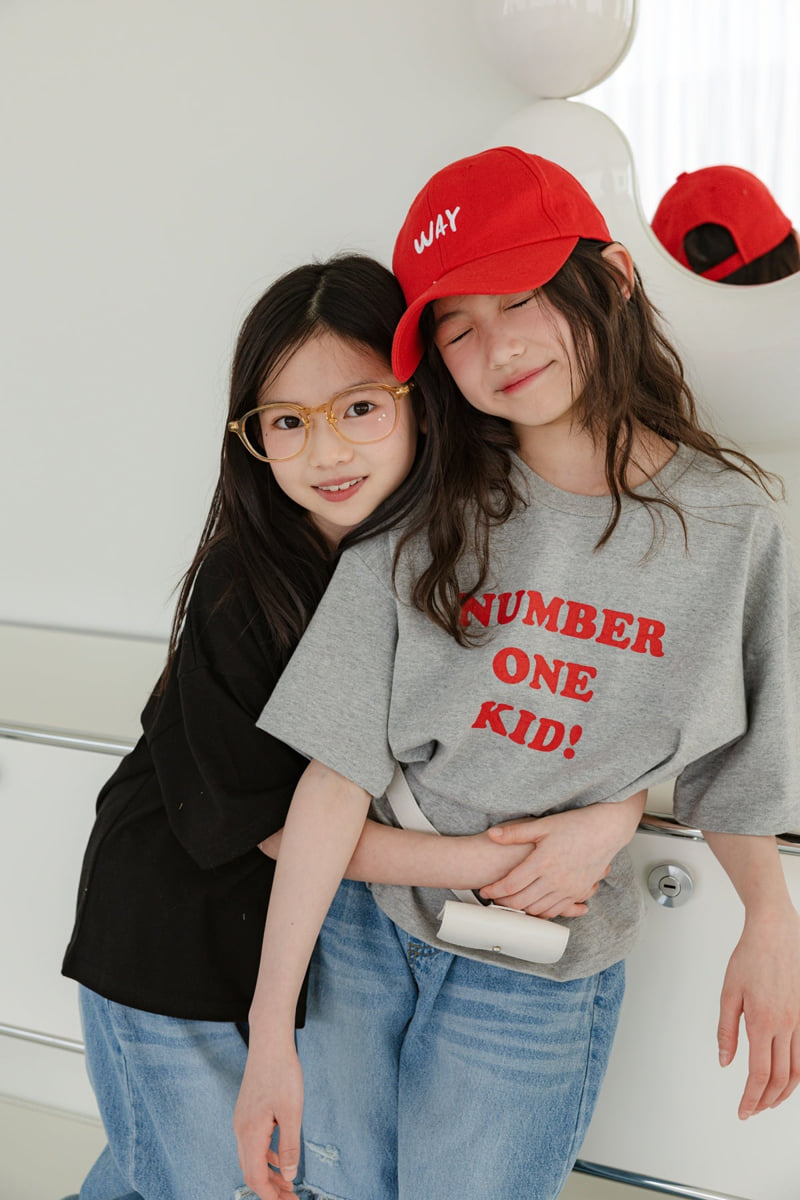 Sm2 - Korean Children Fashion - #prettylittlegirls - Number One Tee - 5