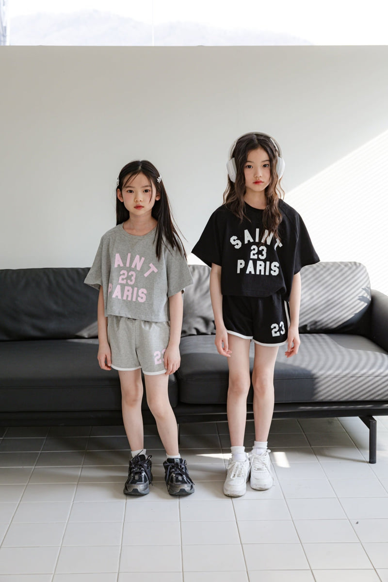Sm2 - Korean Children Fashion - #stylishchildhood - Saint Top Bottom Set - 2