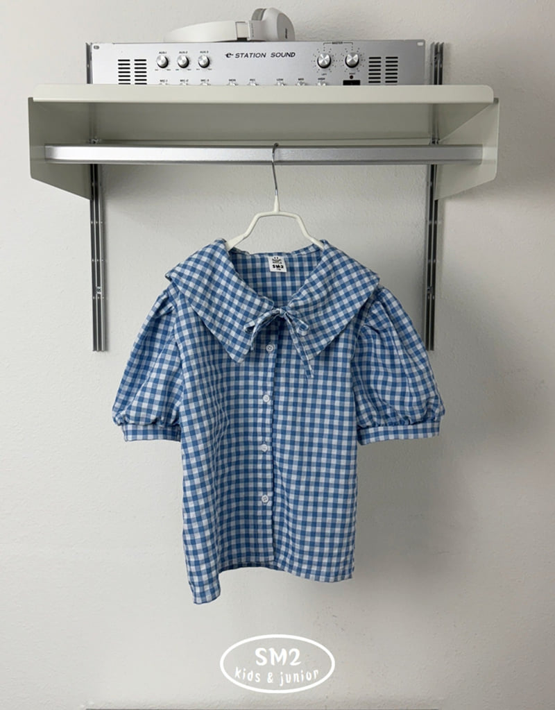 Sm2 - Korean Children Fashion - #todddlerfashion - Big Collar Blouse - 12