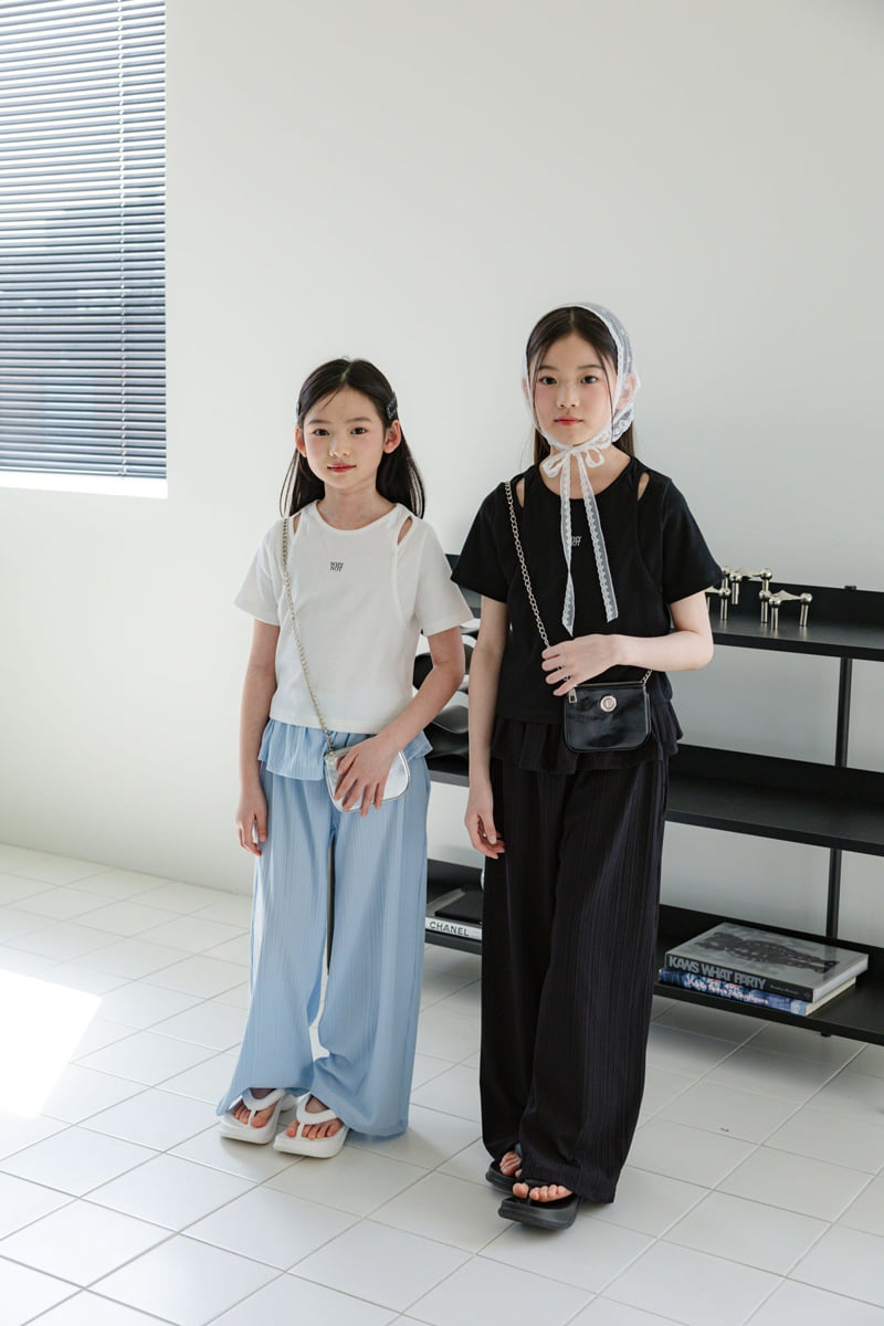 Sm2 - Korean Children Fashion - #todddlerfashion - Frill Wide Pants - 3