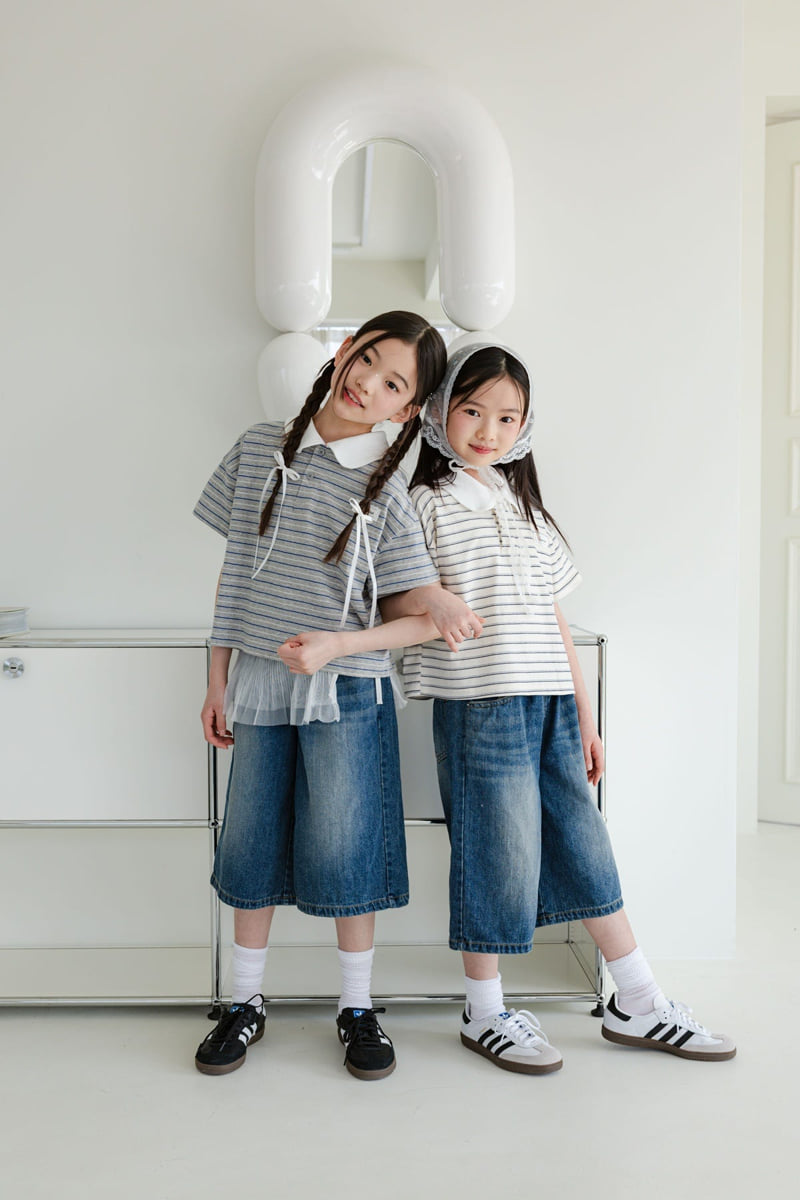 Sm2 - Korean Children Fashion - #toddlerclothing - Bermuda Denim Pants - 5