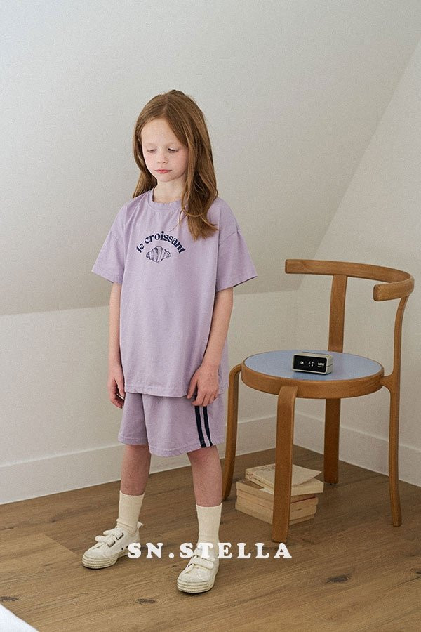 Sn.stella - Korean Children Fashion - #Kfashion4kids - Croissant Tee - 9