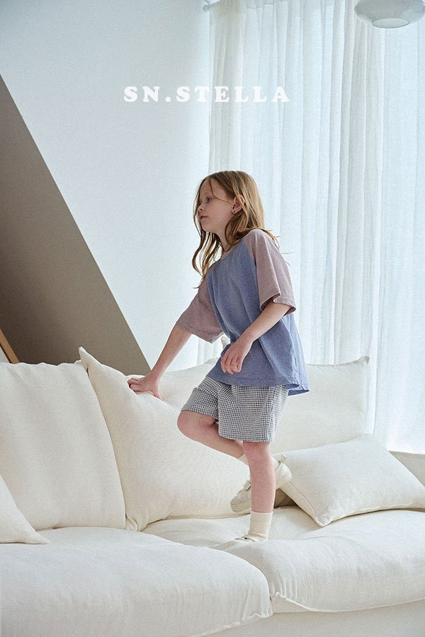 Sn.stella - Korean Children Fashion - #Kfashion4kids - Pigment Raglan Tee - 5