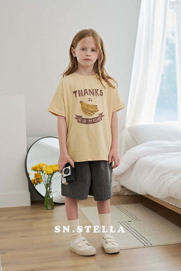 Sn.stella - Korean Children Fashion - #childofig - Banana Tee - 10