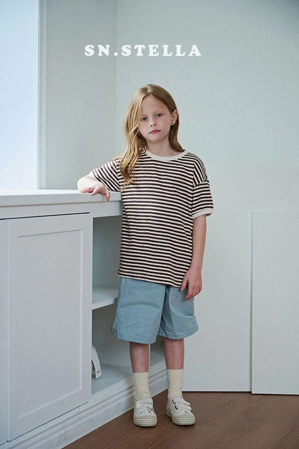 Sn.stella - Korean Children Fashion - #childofig - Eyelet Tee - 6