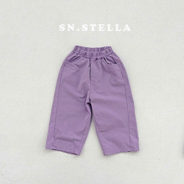 Sn.stella - Korean Children Fashion - #childofig - Lilac Pants - 5