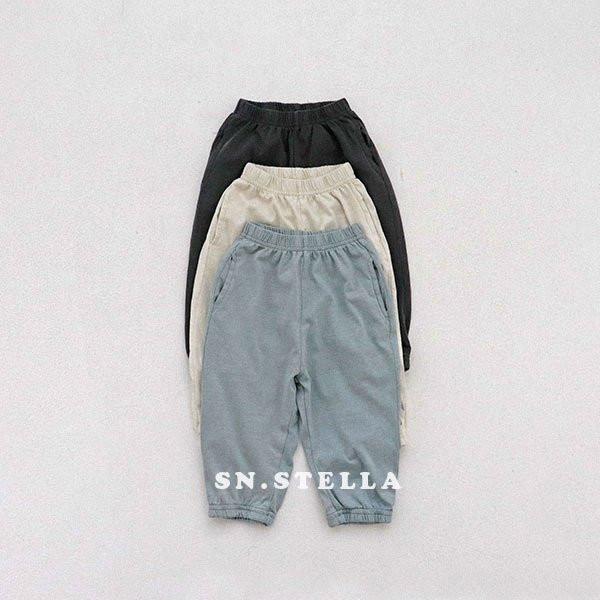Sn.stella - Korean Children Fashion - #childofig - Summer Jogger Pants - 11