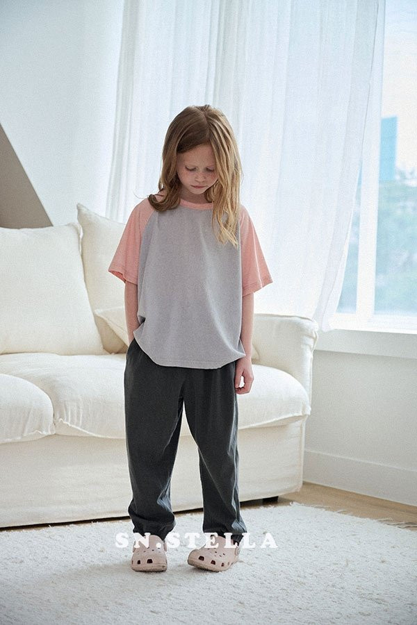 Sn.stella - Korean Children Fashion - #childofig - Pigment Raglan Tee - 10