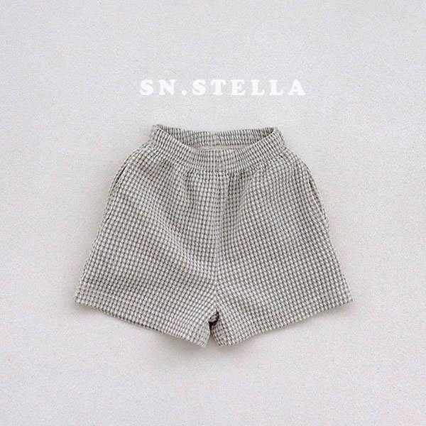 Sn.stella - Korean Children Fashion - #childrensboutique - Check Half Pants - 11