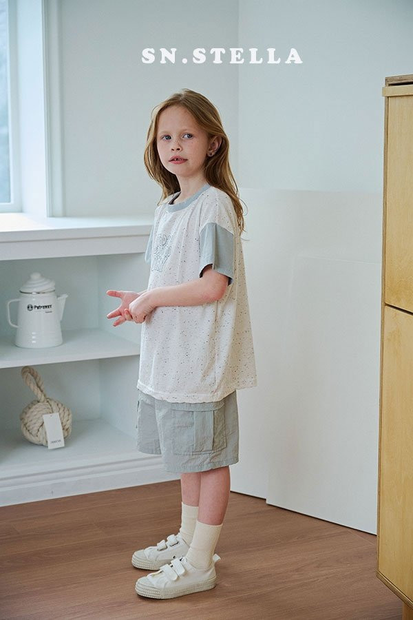Sn.stella - Korean Children Fashion - #designkidswear - Light Cargo Pants - 6