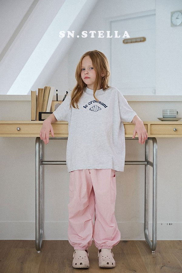 Sn.stella - Korean Children Fashion - #designkidswear - Croissant Tee - 3