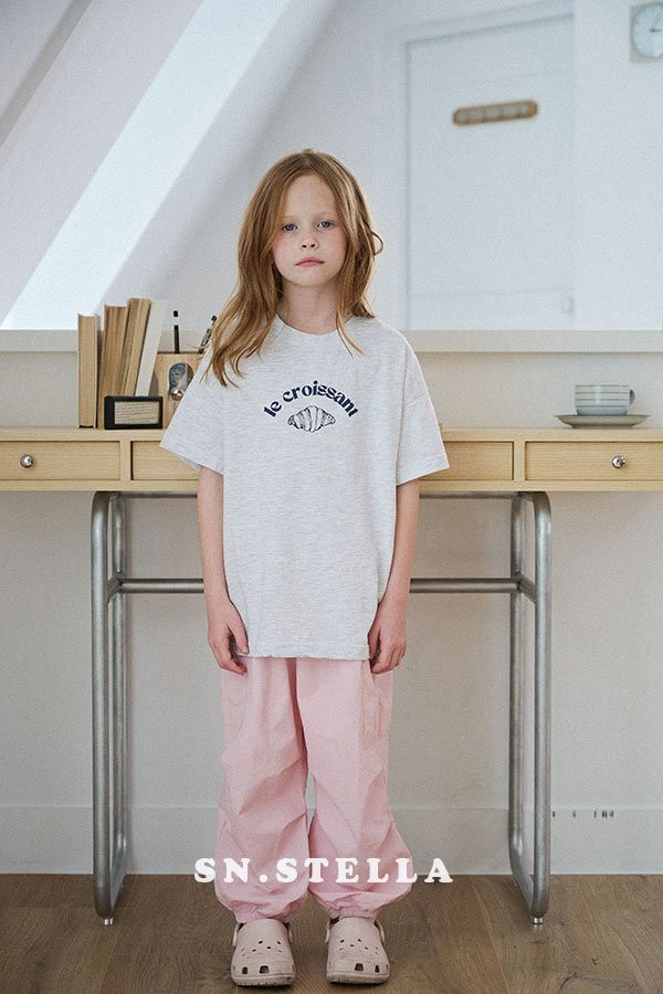 Sn.stella - Korean Children Fashion - #designkidswear - Croissant Tee - 4