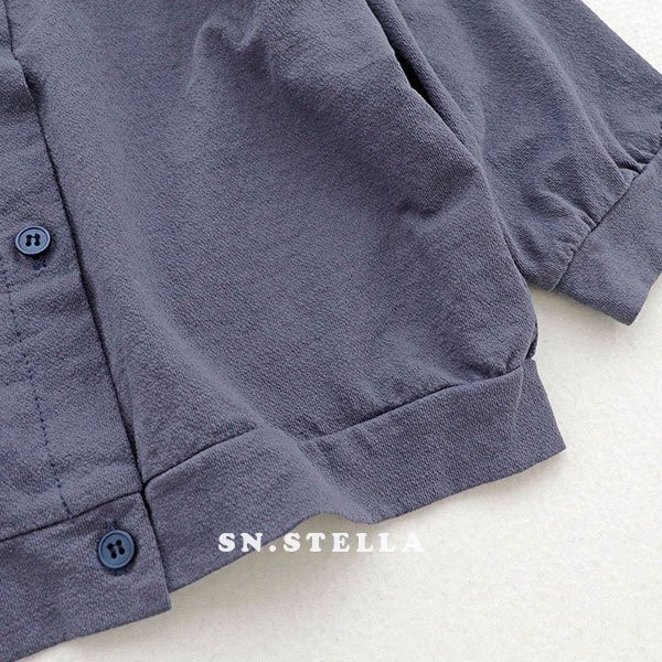 Sn.stella - Korean Children Fashion - #discoveringself - Crepe Cardigan - 12