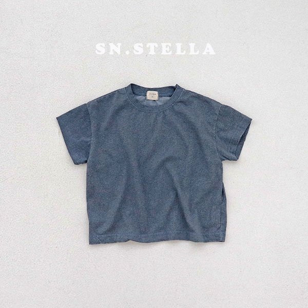 Sn.stella - Korean Children Fashion - #fashionkids - Pigment Plain Tee - 5
